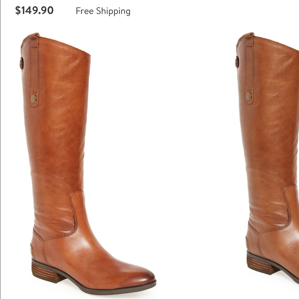 Sam Edelman Tan Penny Boots size 10